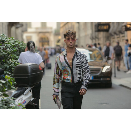 Milan Men's Fashion Week Street Style Ч.1